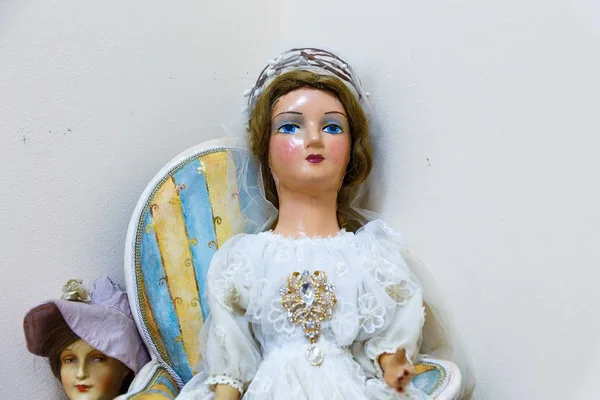 Old vintage antique dolls — Stock Photo, Image