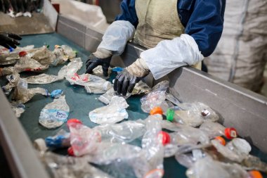üretim hattı plastik atık facto işlenmesi için