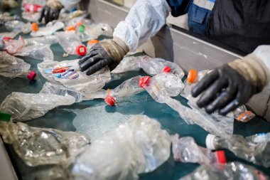 üretim hattı plastik atık facto işlenmesi için