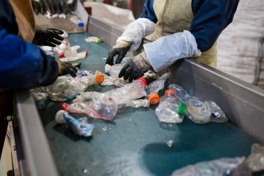 üretim hattı plastik atık facto işlenmesi için