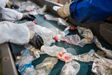 üretim hattı plastik atık facto işlenmesi için