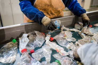 üretim hattı plastik atık facto işlenmesi için