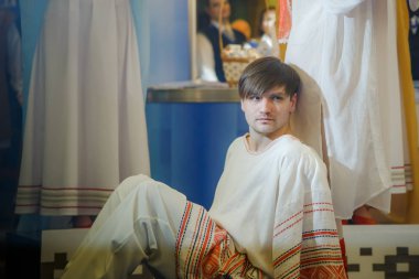 Minsk, Beyaz Rusya - Februar 1, 2018: Belarus Slav adam natio