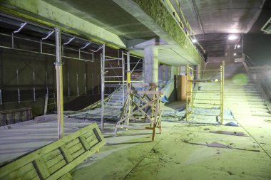 Tüneller ve metro istasyonları yapım aşamasında