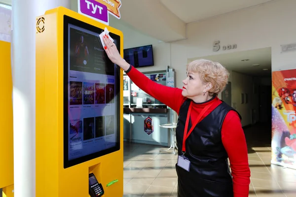 Minsk Belarus Února 2020 Dezinfekce Kina Koronaviru — Stock fotografie