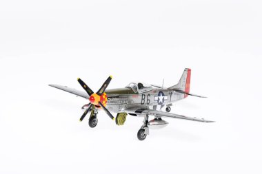 P-51 Mustang savaş İkinci Dünya Savaşı içinde maketi.
