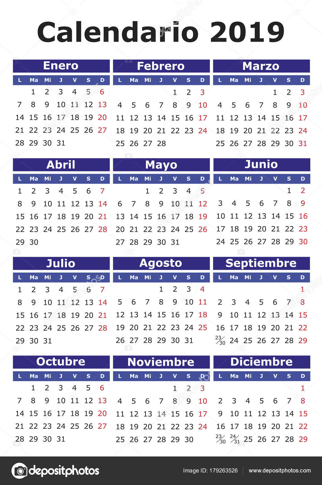 spanish-calendar-2019-stock-vector-alfonsodetomas-179263526