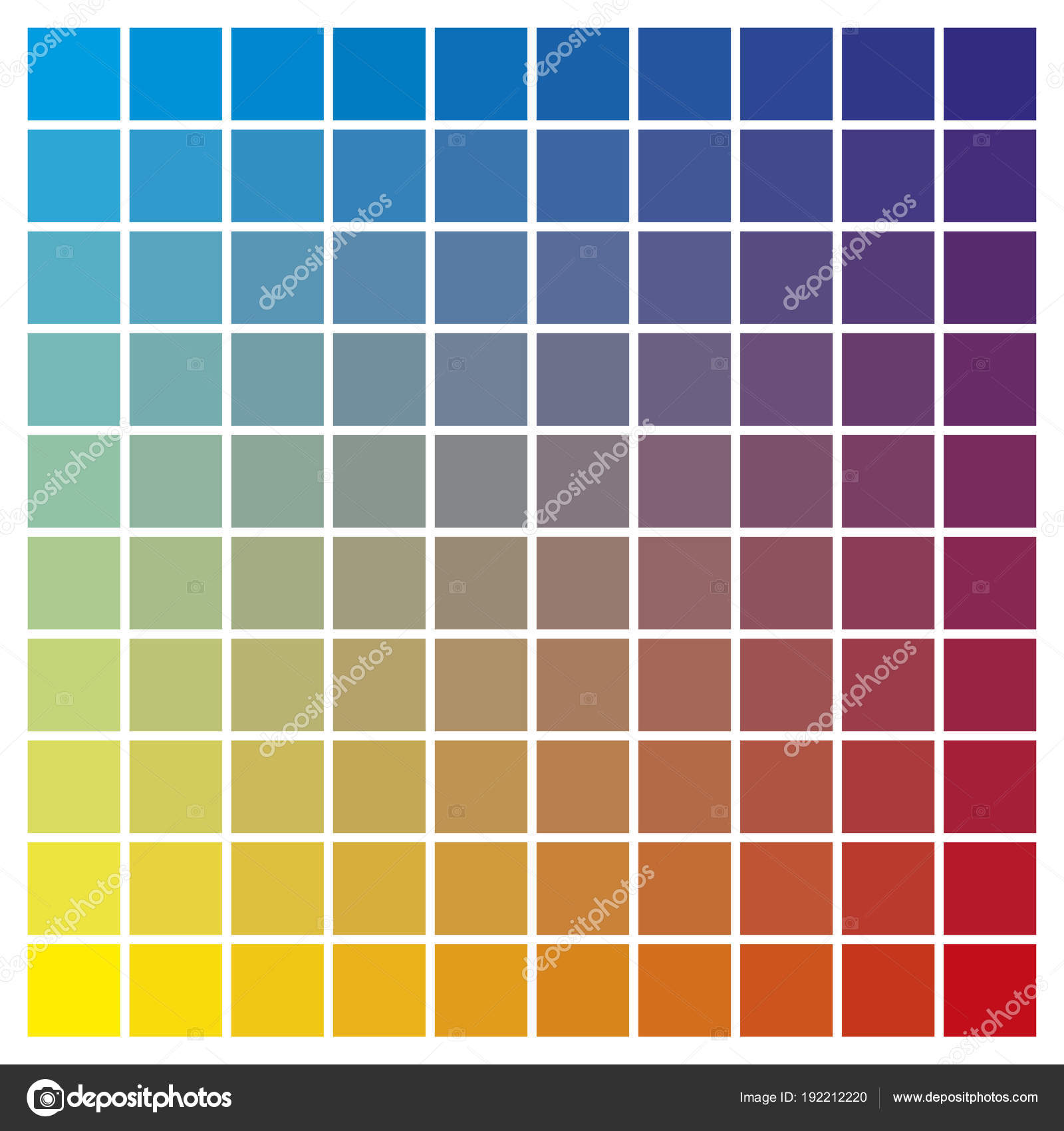 Tin Color Chart