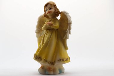 beyaz zemin üzerinde Angel