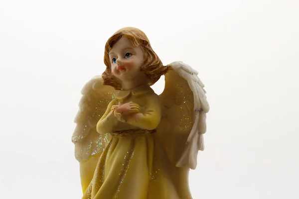 Angel na bílém pozadí — Stock fotografie