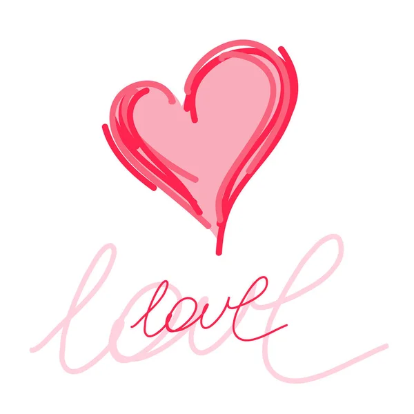 Romantik vektör kalp