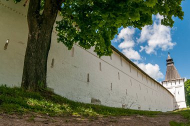 Pafnutiev-Borovsky Manastırı beyaz duvar