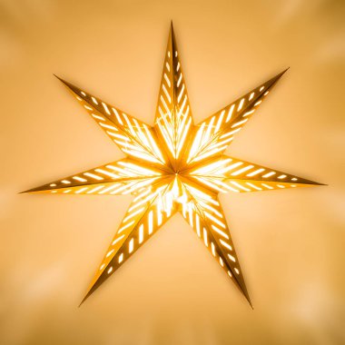 Gece ışık yıldız şekli