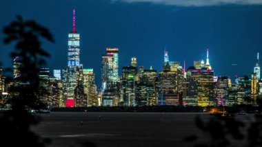 New York, Usa, Ekim 2019: Staten Island 'dan Manhattan' a