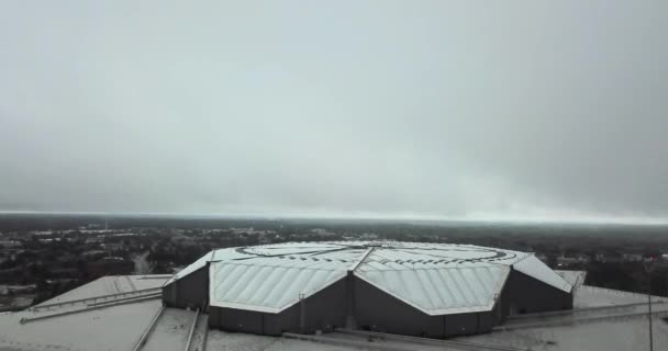 Usa Atlanta October 2019 Aerial View Mercedes Benz Stadium Atlanta — Wideo stockowe