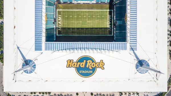 Usa Miami Oktober 2019 Uitzicht Vanuit Lucht Het Hard Rock — Stockfoto