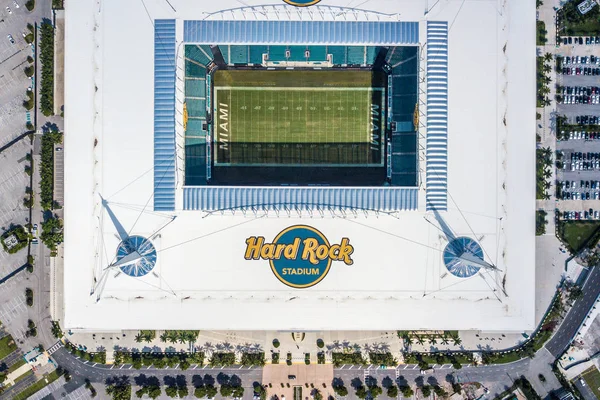 Usa Miami Oktober 2019 Uitzicht Vanuit Lucht Het Hard Rock — Stockfoto