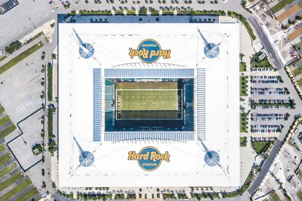 Usa Miami Říjen 2019 Letecký Pohled Hard Rock Stadium Který — Stock fotografie