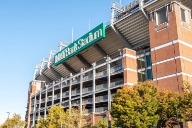 Usa, Baltimore, Ekim 2019: M & T Bank Stadyumu Baltimore eyaleti Maryland
