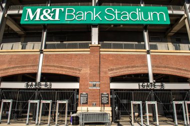 Usa, Baltimore, Ekim 2019: M & T Bank Stadyumu Baltimore eyaleti Maryland
