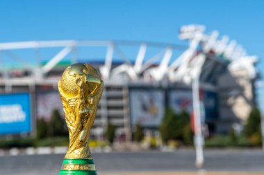 Usa, Washington, Ekim 2019: Fifa Dünya Kupası arka planda Fedex Field Stadyumu, Maryland eyaleti