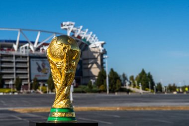 Usa, Washington, Ekim 2019: Fifa Dünya Kupası arka planda Fedex Field Stadyumu, Maryland eyaleti