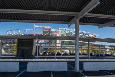 Usa, Baltimore, Ekim 2019: Washington eyaletindeki Fedex Field Stadyumu