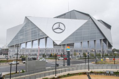 Usa, Atlanta, Ekim 2019: Mercedes-Benz Stadyumu, Atlanta, Georgia