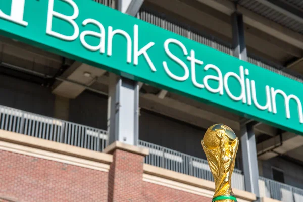 Usa Baltimore Octubre 2019 Copa Mundial Fútbol Sobre Fondo Bank —  Fotos de Stock