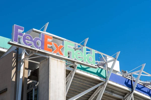 Usa, Baltimore, Ekim 2019: Washington eyaletindeki Fedex Field Stadyumu