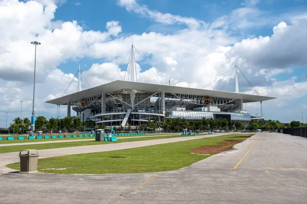 Usa Miami Październik 2019 Hard Rock Stadium Którym Odbędą Się Obrazek Stockowy