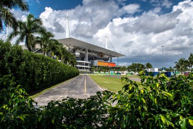 Usa, Miami, Ekim 2019: 2026 Dünya Kupası maçlarına ev sahipliği yapacak Hard Rock Stadyumu