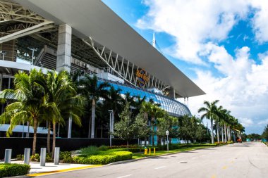Usa, Miami, Ekim 2019: 2026 Dünya Kupası maçlarına ev sahipliği yapacak Hard Rock Stadyumu