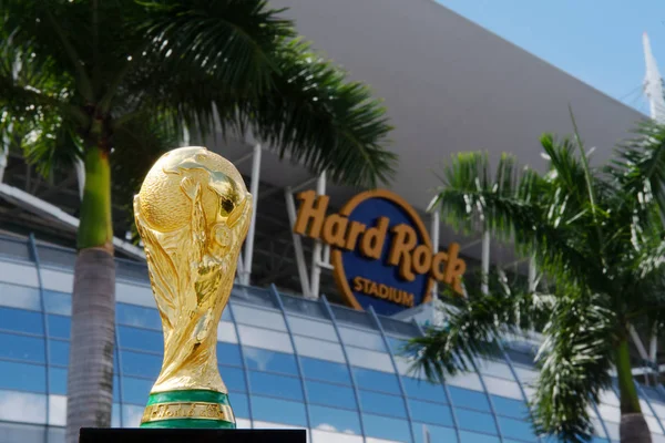 Usa Miami 2019年10月 ワールドカップ2026年ワールドカップが開催されるハードロックスタジアムを背景にしたファイブ — ストック写真