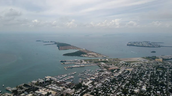 Usa Key West Oktober 2019 Luftaufnahme Von Key West City — Stockfoto