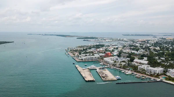 Usa Key West Οκτώβριος 2019 Αεροφωτογραφία Της Πόλης Key West — Φωτογραφία Αρχείου