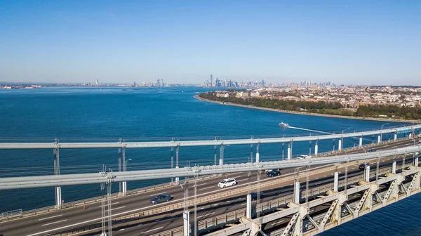 Imagens Aéreas Ponte Verrazano — Fotografia de Stock