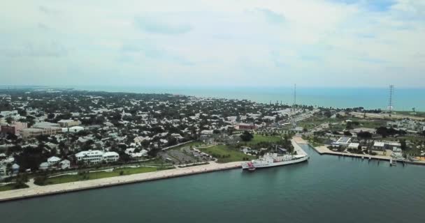 Vista Aérea Key West Florida — Vídeos de Stock