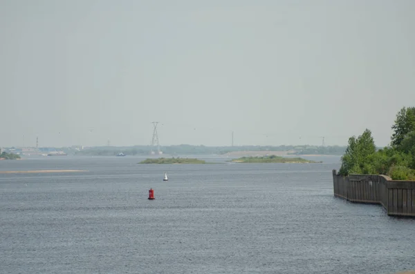 The Volga River in Nizhny Novgorod — Stock Photo, Image