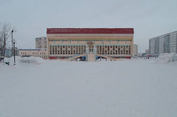 Vorkuta i vinter — Stockfoto