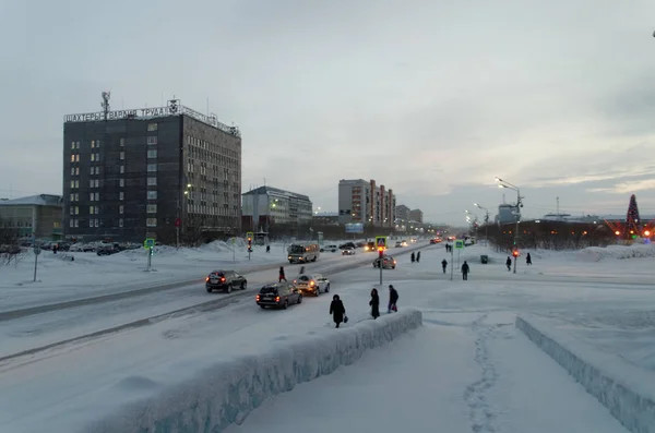 Vorkuta kış — Stok fotoğraf