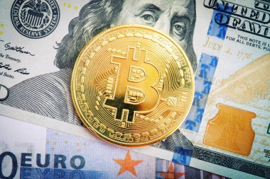 Bitcoin altın dolar ve euro üzerinde yatıyor.