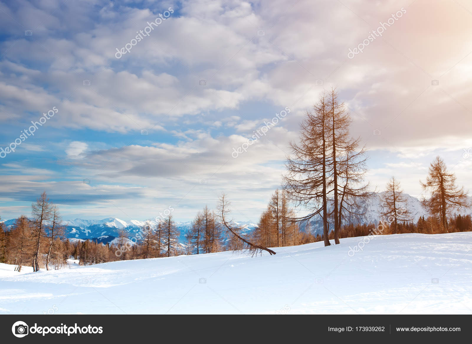 Belle montagne alpine. paesaggio invernale — foto stock © nyurausova ... Immagini invernali belle