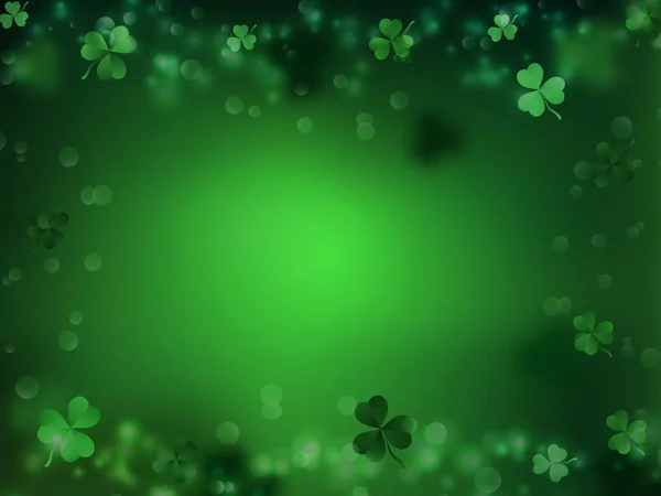 Den sv. Patrika, zelené pozadí od St. Patricks Day. — Stock fotografie