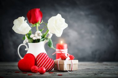 Sevgililer günün kutlu olsun. Kutlama arka plan aziz Sevgililer günü tarafından