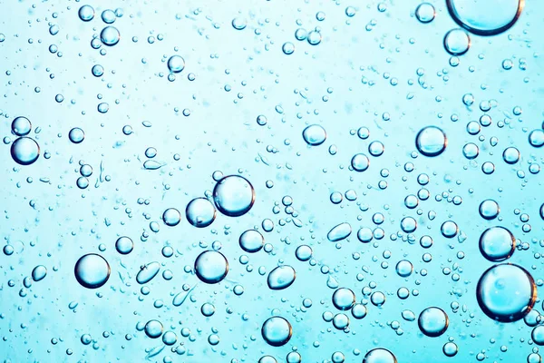 Makro fotografování vody bubliny. Abstraktní pozadí. — Stock fotografie