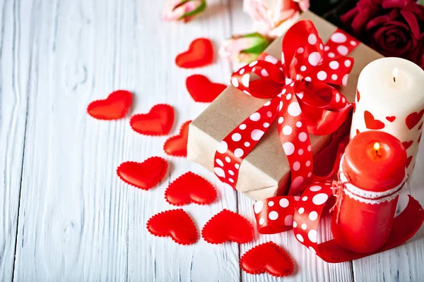 Tarjeta de San Valentín. Día de las madres. Día de las mujeres. Enfoque selectivo . — Foto de Stock