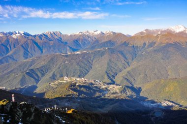 Ana Kafkas ridge. Sochi Rusya, Rosa Khutor