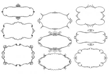 Dekoratif çerçeve kümesi