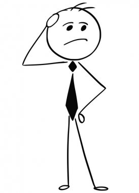 Mutsuz işadamı sorun karar hakkında düşünme